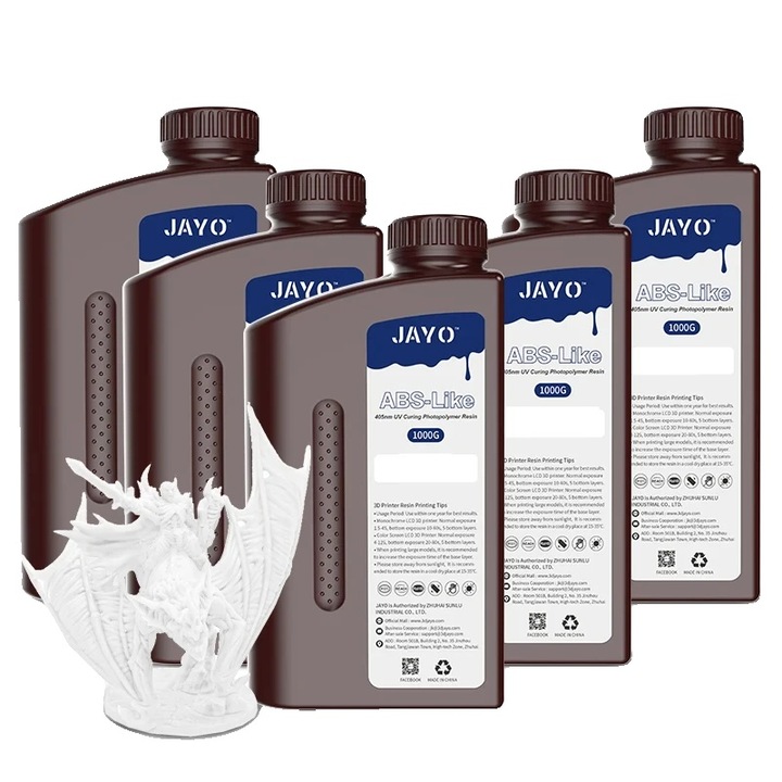 JAYO ABS-LIKE 3D смола, бяла, 1000 г, висока якост, прецизни детайли