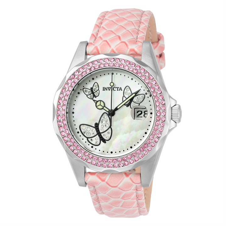 Ceas dama INVICTA Angel 23548, quartz, otel, 200 m