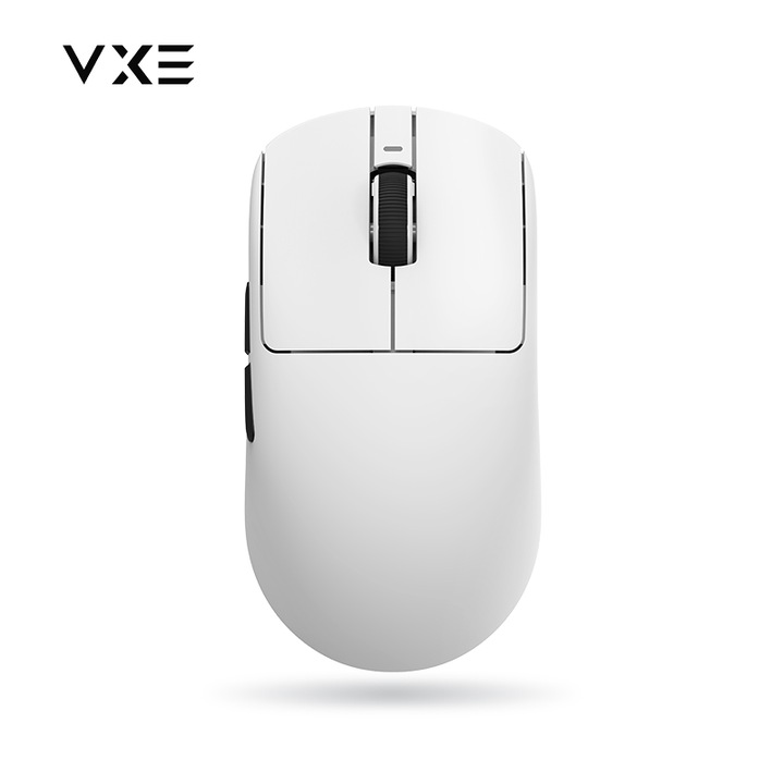 Mouse gaming VXE R1 Pro Max, wireless, alb, 48g