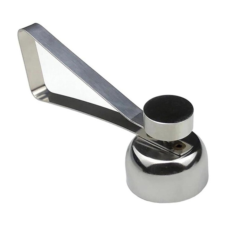 Deschizator oua inox german, taietor oua fierte moi, argintiu