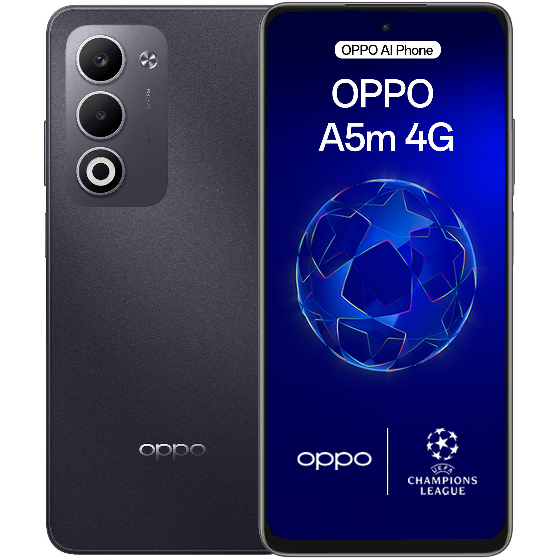 Telefon mobil OPPO A5m, Dual SIM, 8GB RAM, 256GB, 4G, Midnight Purple