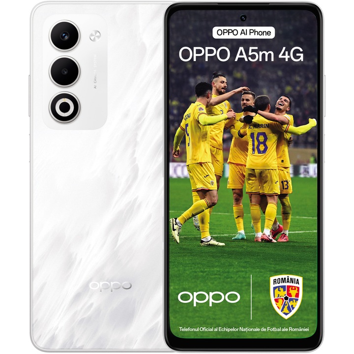 Смартфон OPPO A5m, 8GB RAM, 256GB, 4G, Mist White