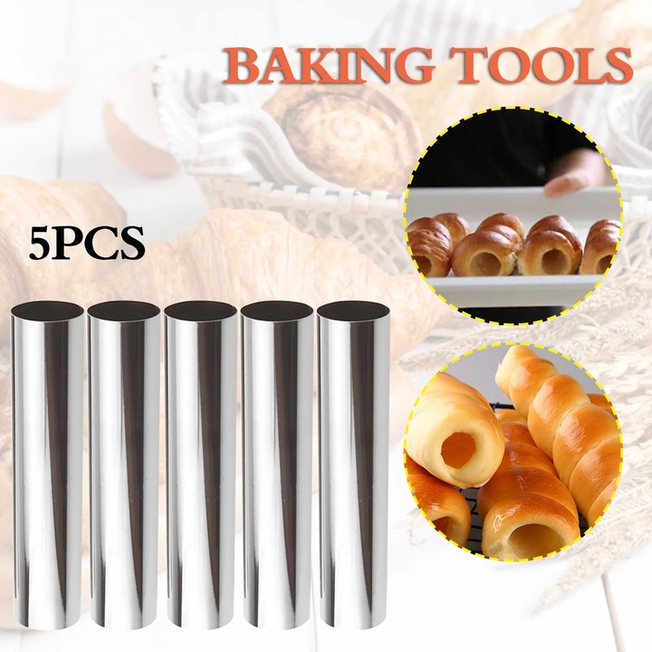 Set 5 forme croissant YANYXR spirale din inox