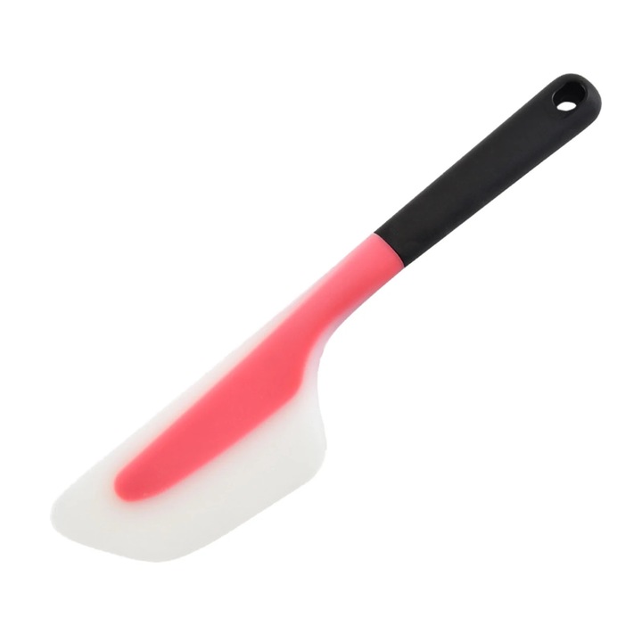 YANYXR áttetsző piros szilikon spatula, nagy, 34x7x2cm