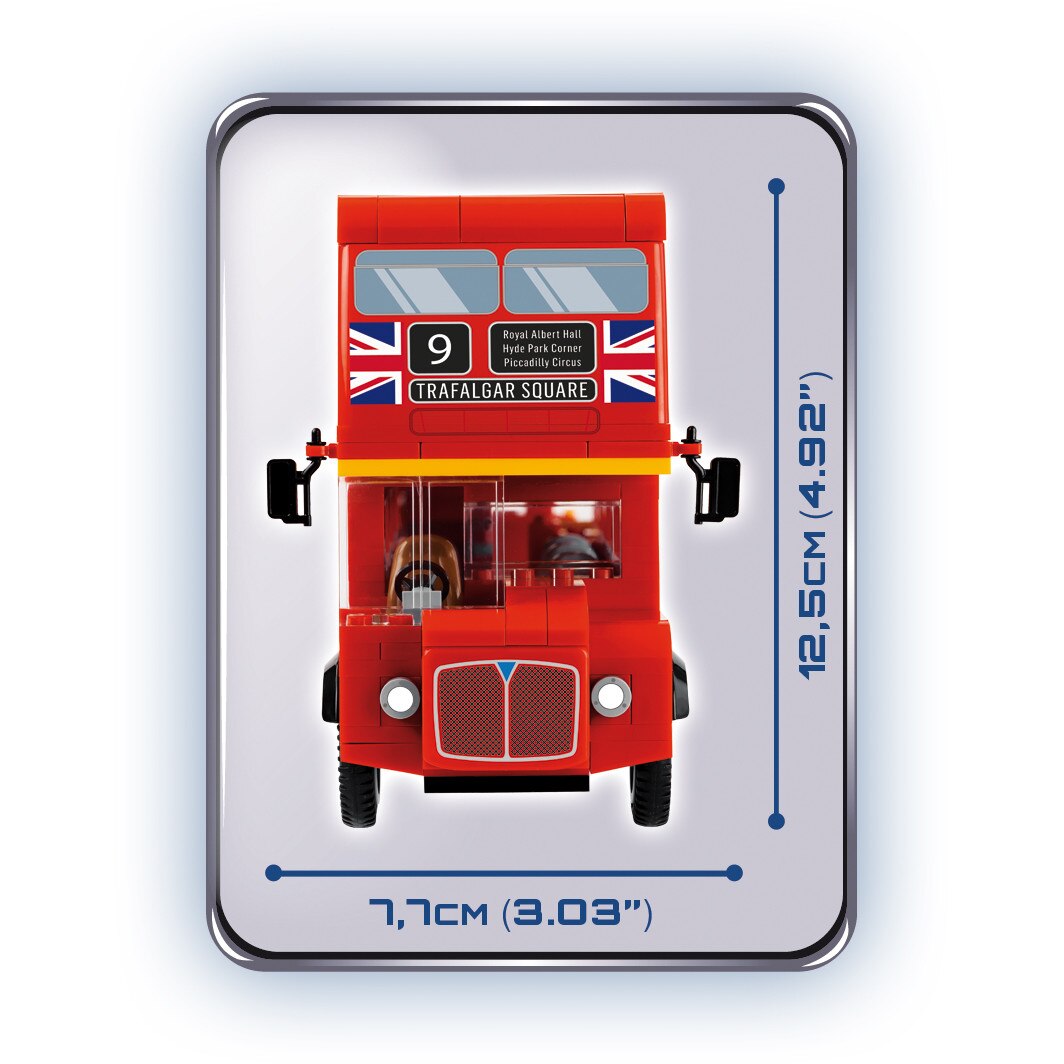 COBI LONDON BUS, COLORE ROSSO - 1885