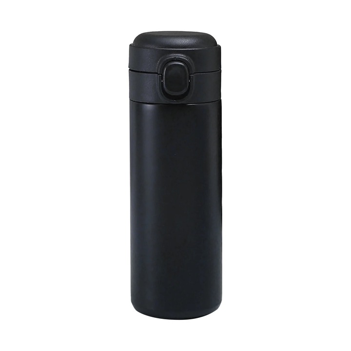 Cana termos YANYXR 420ml inox izolat capac etans negru