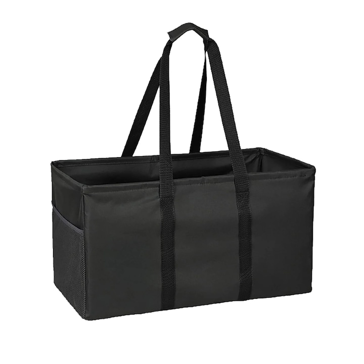 Cos picnic YANYXR, pliabil, capacitate mare, negru, 50x23x30cm