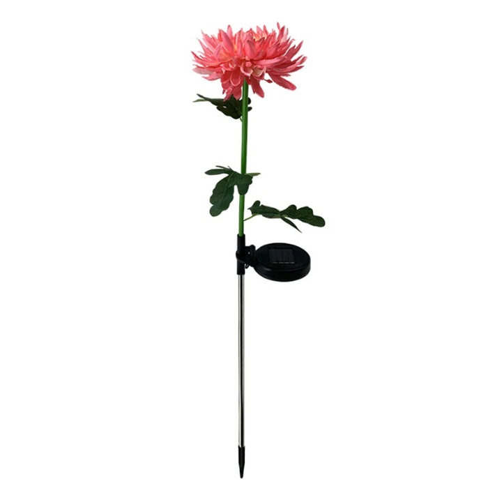 Lampa solara gradina YANYXR floare rosu 8-12h 600mAh