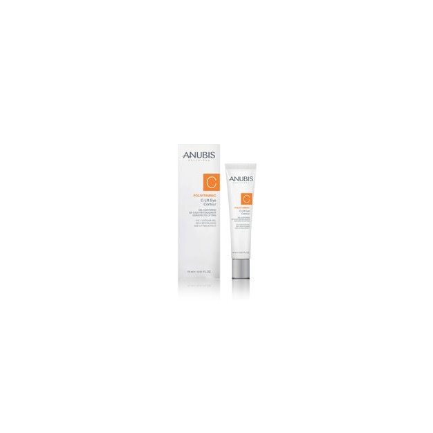 Gel contur pentru ochi PolivitaminiC C-Lift Eye Contour cu celule stem din portocala, efect de lifting Anubis 18 ml
