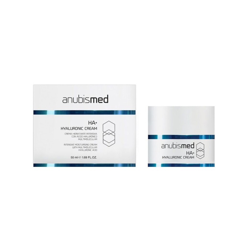 Crema hidratanta pe baza de molecule de acid hialuronic AnubisMed HA+ 50 ml