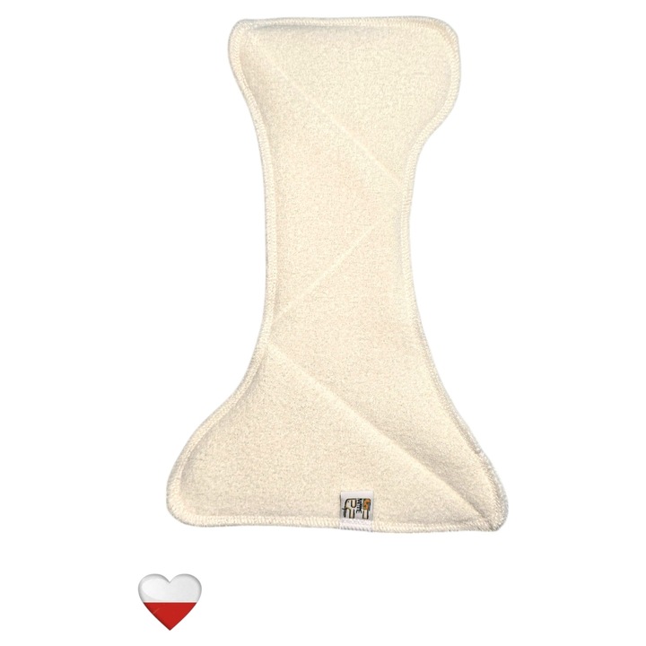 Scutec reutilizabil cu insertie, NappiMe, bambus/poliester, hipoalergenic, antibacterian