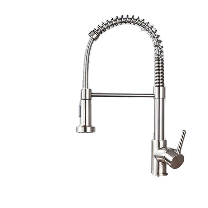 Fürdőszobai csaptelep, szálcsiszolt nikkel, süllyesztett kifolyóval, sárgaréz szerkezet, pultra szerelhető