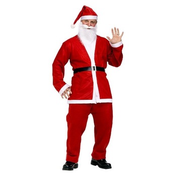 Costum Mos Craciun adulti,5 accesorii,XL Costum Mos Craciun adulti,5 accesorii,XL