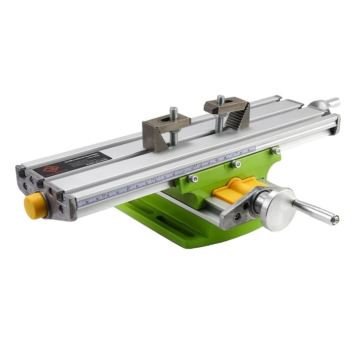 Masa de lucru, BG6330, ajustabila, pentru frezare si gaurire, dimensiuni compacte