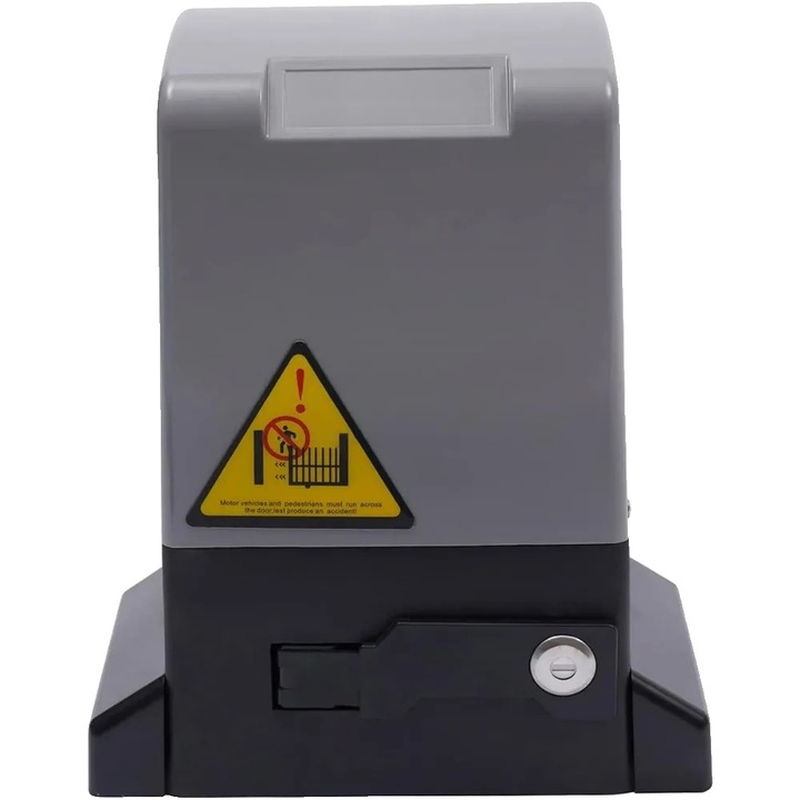Deschizator automat pentru poarta glisanta, 370W, capacitate de incarcare 600 kg, impermeabil IP44, gri, 27x15.5x33.5cm