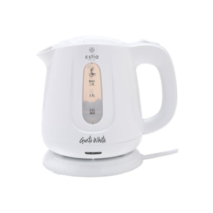 Fierbator ESTIA 1l 1100W plastic, baza rotativa 360°