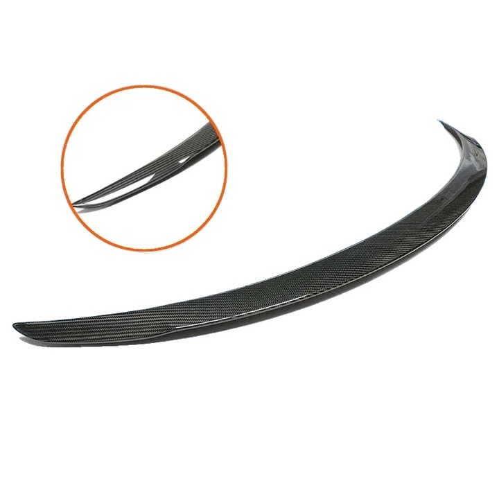 Спойлер, карбонов, гланциран, за Tesla Model 3 2025 Highland и Model Y 2025 Juniper
