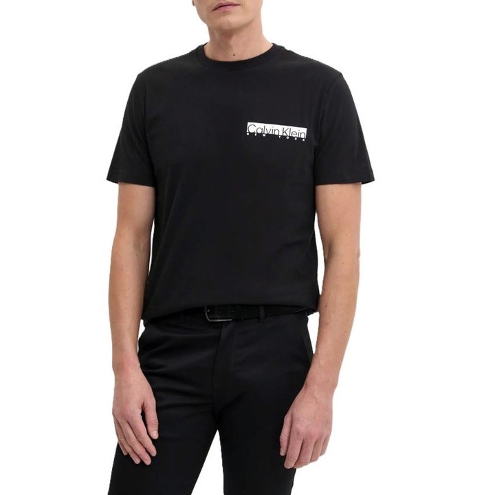 Tricou Calvin Klein NY CHEST BOX LOGO T-SHIRT-K10K113800-BEH