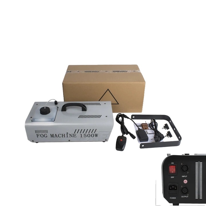 Masina de fum, 25000 cu.ft/min, capacitate rezervor 3L, 1500W, dimensiuni 46.5x25x15cm