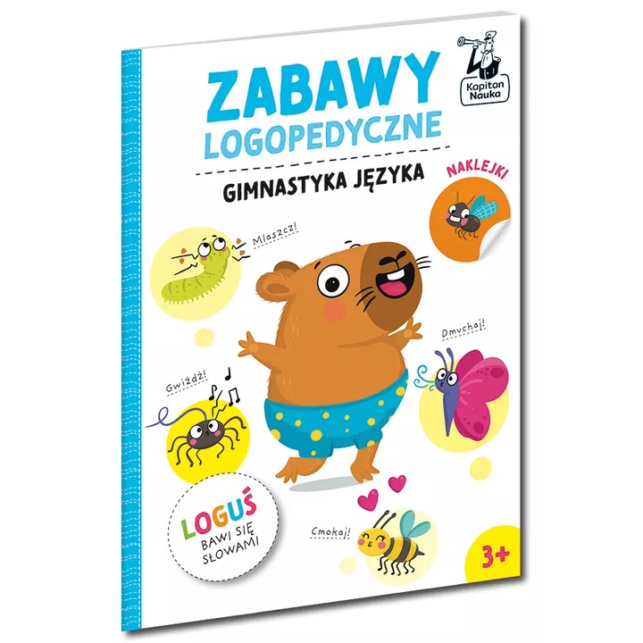 Beszédterápiás játékok. Logosz szavakkal játszik. Nyelvgimnasztika. Tudomány Kapitánya