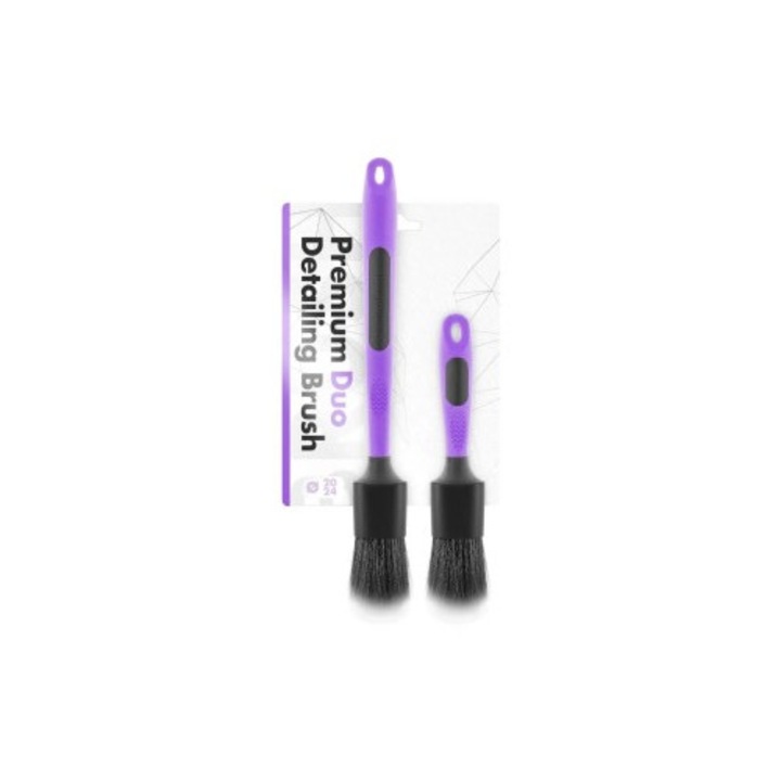Pensula detailing Chemicalworkz Ultra Soft Duo Brush Set 2 buc 20+24mm Violet