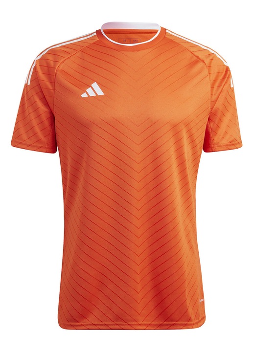 Adidas Campeon 23 férfi póló, narancssárga, újrahasznosított poliészter, testhezálló szabású, XL INTL