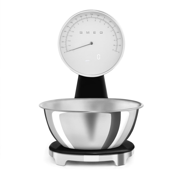 Cantar de bucatarie Smeg KSF01BLWW, 5 kg, negru