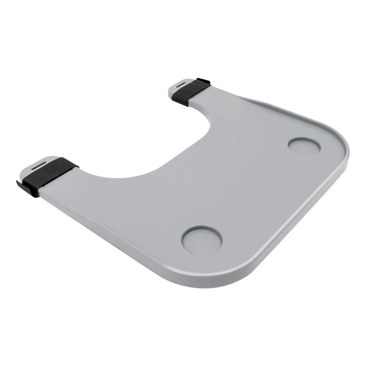 Masa Detasabila pentru Scaun cu Rotile, Suport pentru Pahar, Ideal pentru a Manca sau Scrie, Culoare Gri