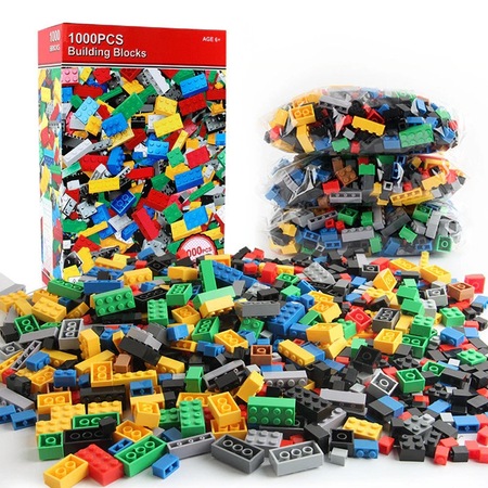 Set 1000 piese de construit compatibile LEGO pentru copii, weirsuky, 12 ...
