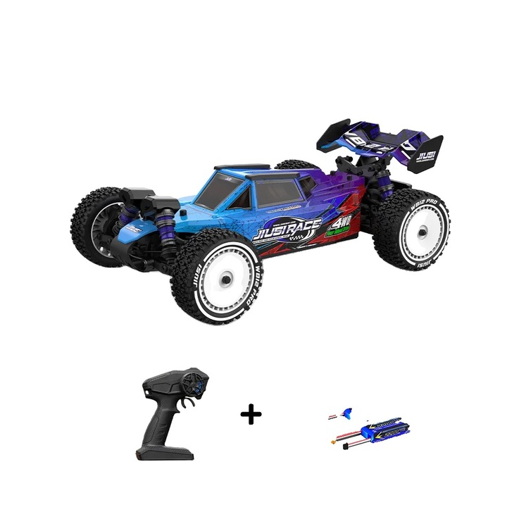 RC autó, WB12 PRO 3B, kék, 4WD, méretek 335x206x120mm, akkumulátor 2200mAh