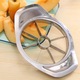 Feliator manual pentru mere si pere, design compact, usor de curatat, inox, 8 felii