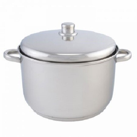Oala din inox cu capac , capacitate 3L