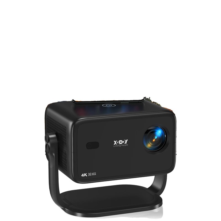 Videoprojektor, 18000 lumen, 1080P, WiFi 6, fekete