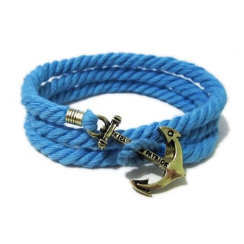 Bratara barbateasca pentru barbati de inspiratie nautica snur bumbac si ancora bronz inscriptionata, marimea L Bratara barbateasca pentru barbati de inspiratie nautica snur bumbac si ancora bronz inscriptionata, marimea L