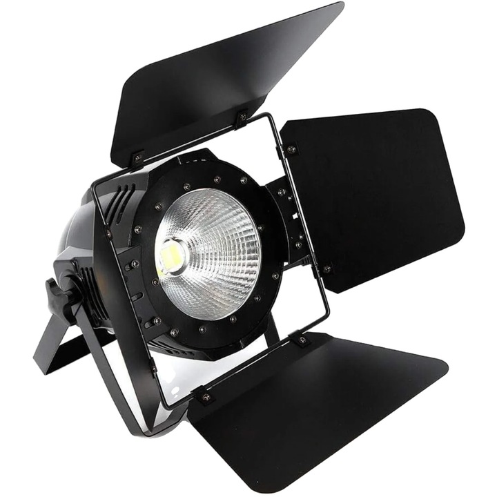 LED színpadi világítás, 3200K-6500K, DMX512 vezérlés, fekete