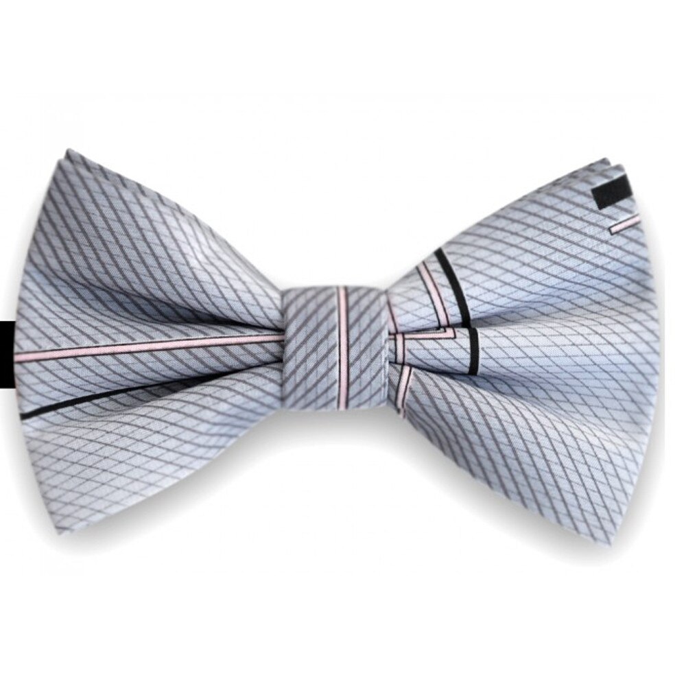 Papion gri reflex, model Windowpane check oblic