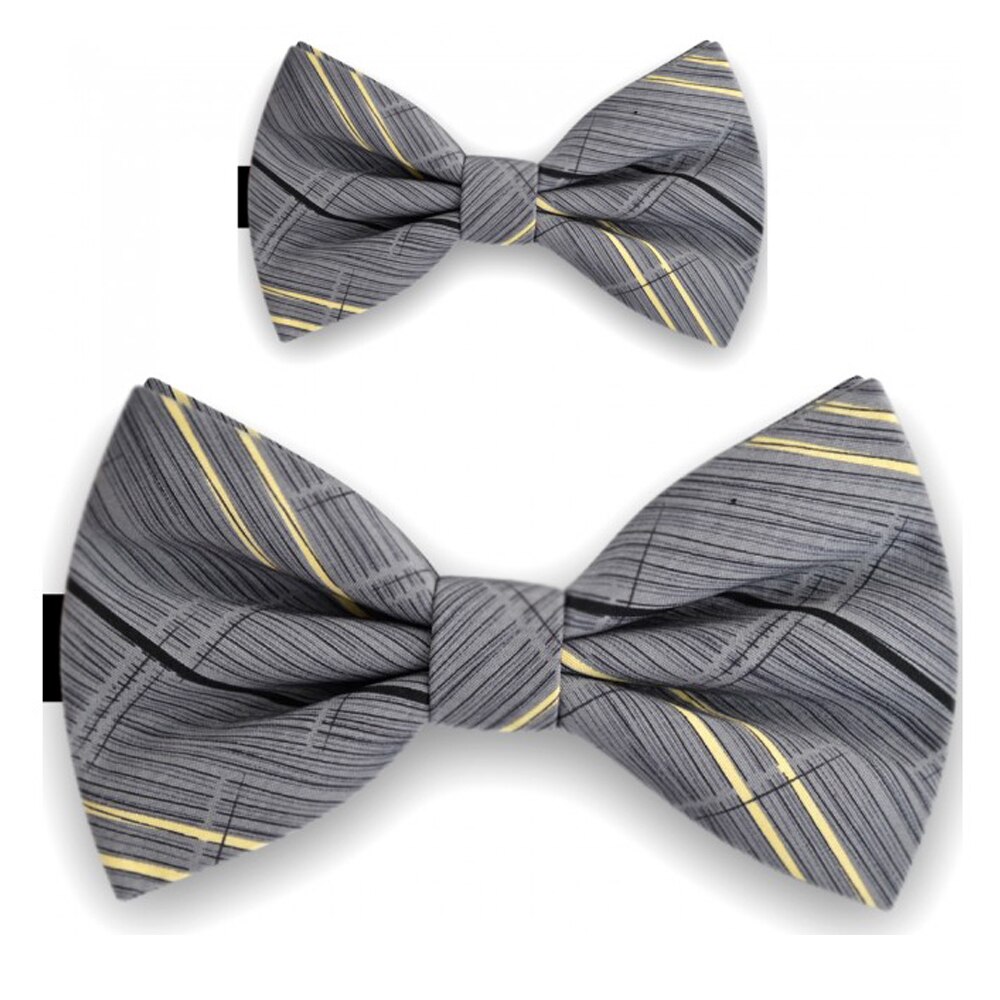 Papioane tata fiu, gri, model dungi fine