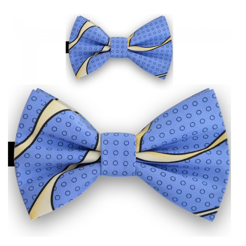 Papioane tata fiu, albastru, model grafisme