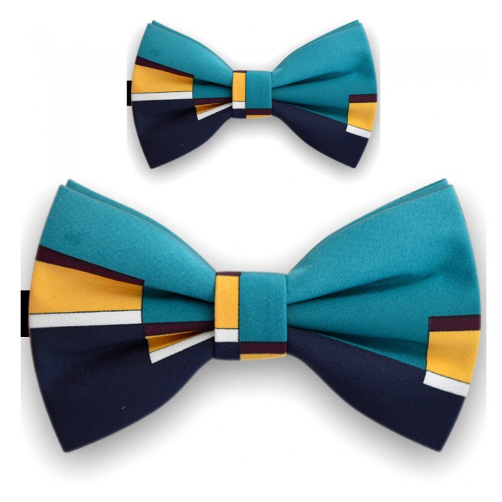 Papioane tata fiu, albastru, model grafisme supradimensionate