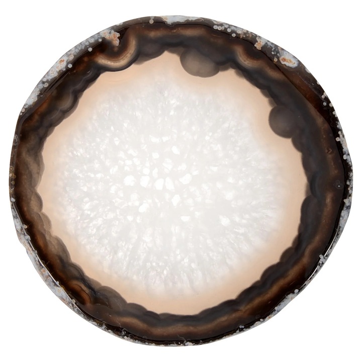 Suport bauturi din agate, dimensiune 8x8cm, model aleatoriu, set de 2 bucati