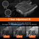Binoclu cu viziune nocturna 7x24 mm, 300m, functie de inregistrare HD, 2.31" LCD, design durabil