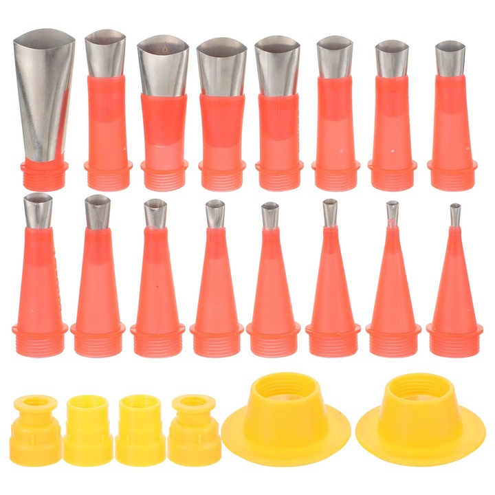 Set accesorii aplicare etansant inox silicon 8x3x3cm multicolor