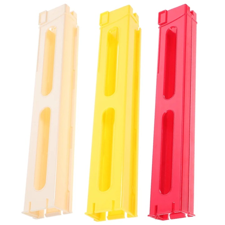 Set 3 cleme domino YANYXR, plastic, multicolor, 24x4x2.5cm