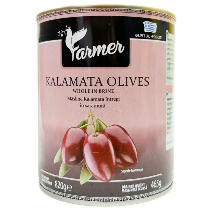 Farmer Masline Kalamata Intregi 820g