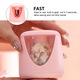 Ascutitoare automata Garsonal, design dragut, plastic, roz