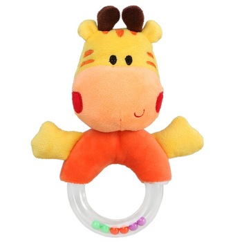 Jucarie zornaitoare Kiokids, Girafa, 18 cm Jucarie zornaitoare Kiokids, Girafa, 18 cm