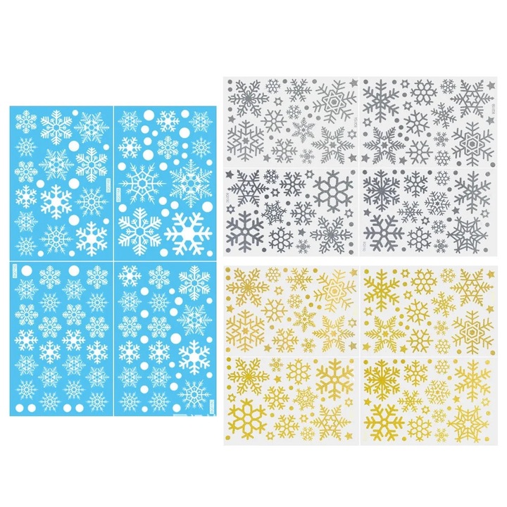 YANYXR kétoldalas ablakmatrica, PVC, fehér, 30x30cm
