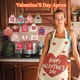 Sort de bucatarie YANYXR familie Valentine's Day imprimeu, in, 68x55cm