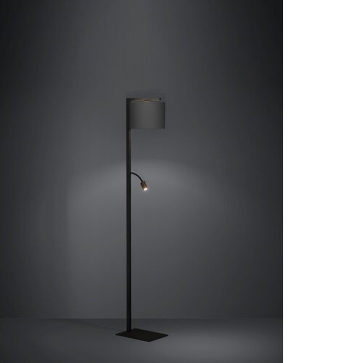 Lampa de podea, EGLO, 390068, FOLIGNO, 3000 K, E27, 1X40W, IP20, negru