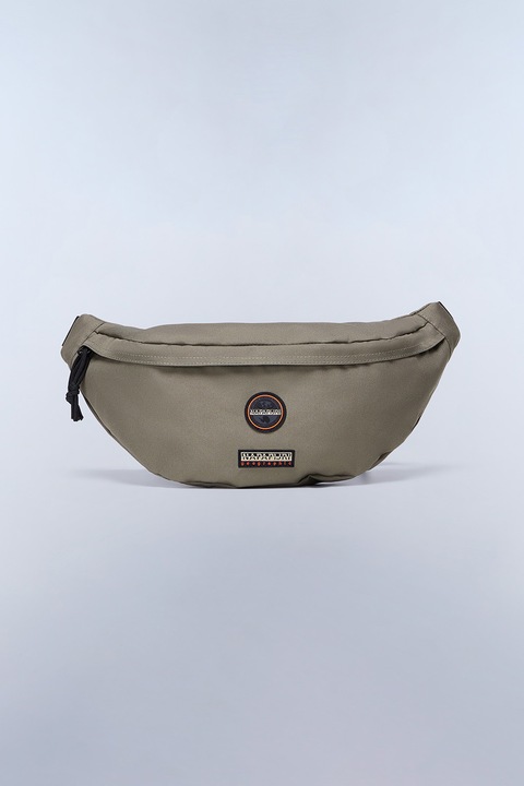 Napapijri, Borseta cu logo Voyage, Gri